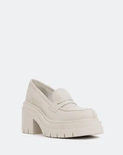 Loafers-L'INTERVALLE Chip Off White Leather