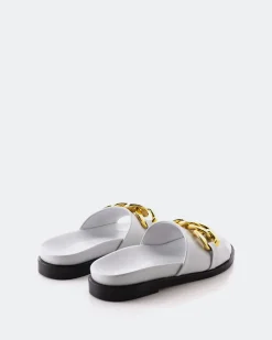Flats-L'INTERVALLE Cipriana White Leather