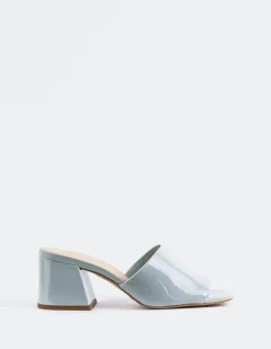 Mid Heels|Mules-L'INTERVALLE Clarabelle Blue Patent