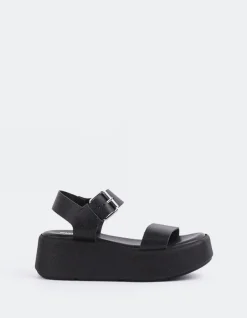 Platform-L'INTERVALLE Cocotte Black Leather