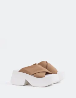 Platform-L'INTERVALLE Colibri Camel Lycra