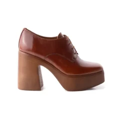 Lace-up-L'INTERVALLE Corleone Cognac Leather