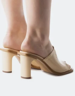 Mules-L'INTERVALLE Corvo Nude Leather