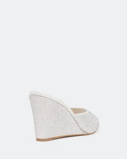 Wedges-L'INTERVALLE Crystal, Off White Suede/Suède Blanc Cas.