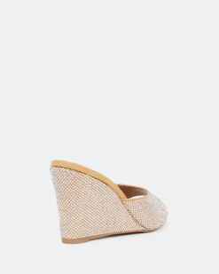 Wedges-L'INTERVALLE Crystal, Tan Suede/Suède Ocre