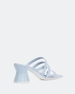 Mid Heels-L'INTERVALLE Curious Blue Patent