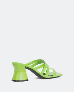 Mid Heels-L'INTERVALLE Curious Green Patent