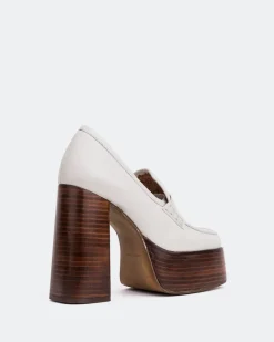Platforms|Loafers-L'INTERVALLE Cyrus Off White Leather