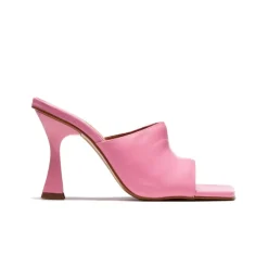 Mules-L'INTERVALLE Cythera Pink Leather