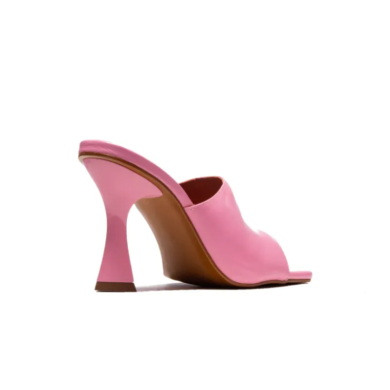 Mules-L'INTERVALLE Cythera Pink Leather