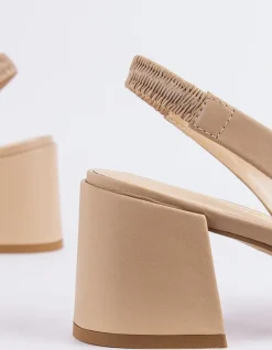 Slingbacks-L'INTERVALLE Dalida Nude Leather