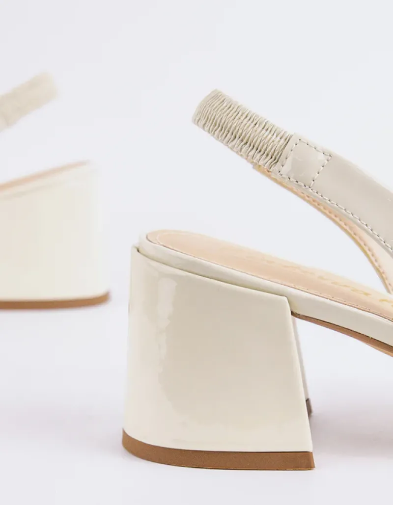 Slingbacks-L'INTERVALLE Dalida Off White Naplack