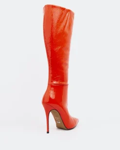 Tall Boots-L'INTERVALLE Dalila Red Patent