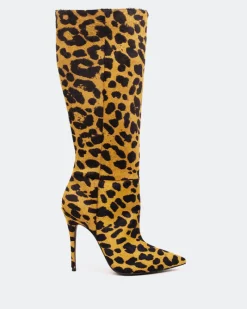 Tall Boots-L'INTERVALLE Dalila Tan Pony