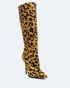 Tall Boots-L'INTERVALLE Dalila Tan Pony