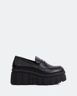 Loafers-L'INTERVALLE Dawson Black Leather