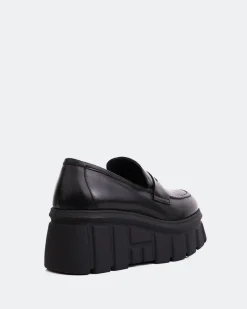 Loafers-L'INTERVALLE Dawson Black Leather