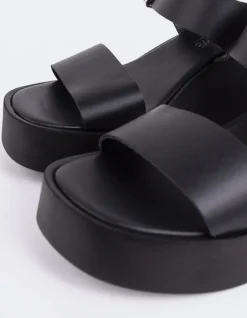 Wedges|Platform-L'INTERVALLE Dear Black Leather