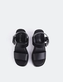 Wedges|Platform-L'INTERVALLE Dear Black Leather