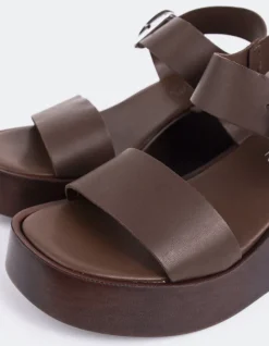 Wedges|Platform-L'INTERVALLE Dear Brown Leather