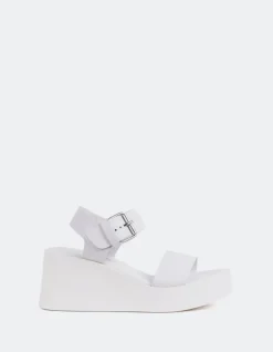 Wedges|Platform-L'INTERVALLE Dear White Leather