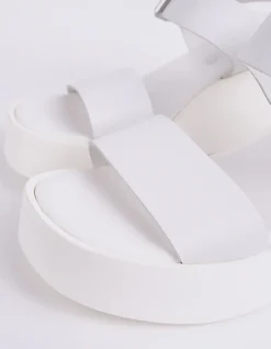 Wedges|Platform-L'INTERVALLE Dear White Leather