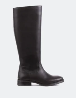 Tall Boots-L'INTERVALLE Delorre Brown Leather