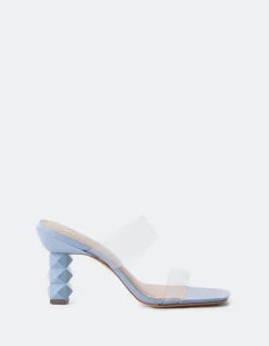 Mules-L'INTERVALLE Diamond Blue Vinyl