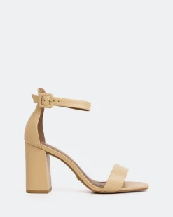 High Heels-L'INTERVALLE Dolcetto Camel Leather