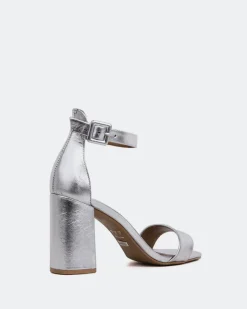 High Heels-L'INTERVALLE Dolcetto Silver Metal
