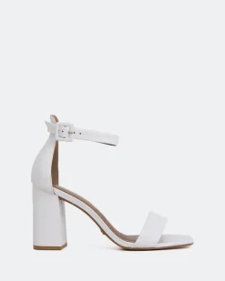 High Heels-L'INTERVALLE Dolcetto White Leather