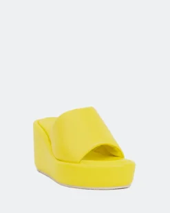 Wedges-L'INTERVALLE Dolores Yellow Leather