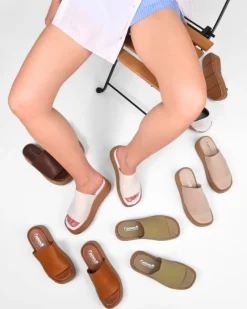 Wood Sandals-L'INTERVALLE Dory Khaki Lycra