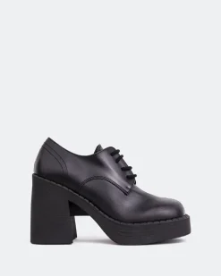 Lace-up-L'INTERVALLE Dragon Black Leather