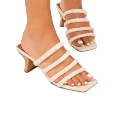 Mid Heels-L'INTERVALLE Dune Off White Rope