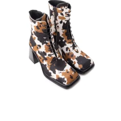 Ankle Boots-L'INTERVALLE Dusseldorf Multi Cow Pony