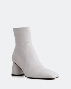Ankle Boots-L'INTERVALLE Eaton White Leather