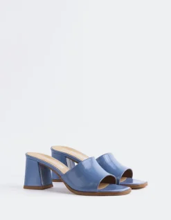 Mid Heels|Mules-L'INTERVALLE Egaleo Blue Naplack