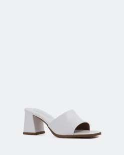 Mid Heels|Mules-L'INTERVALLE Egaleo White Naplack