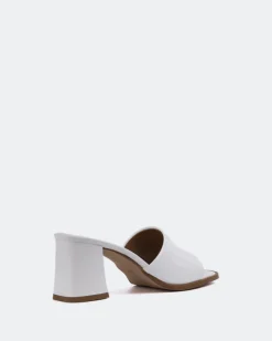Mid Heels|Mules-L'INTERVALLE Egaleo White Naplack