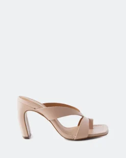 Mules-L'INTERVALLE Elexis Light Pink Leather