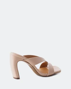 Mules-L'INTERVALLE Elexis Light Pink Leather
