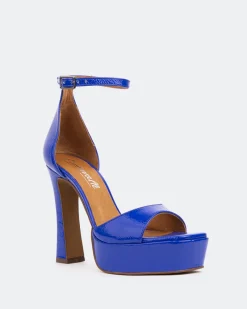Platform|High Heels-L'INTERVALLE Elite, Blue Naplack/Naplack Bleu