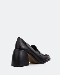 Loafers-L'INTERVALLE Elm Black Leather