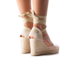 Espadrilles-L'INTERVALLE Elvira Nude Leather
