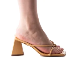 Mid Heels-L'INTERVALLE Ermal Camel Leather
