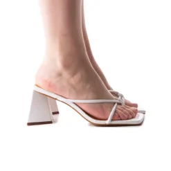 Mid Heels-L'INTERVALLE Ermal White Leather