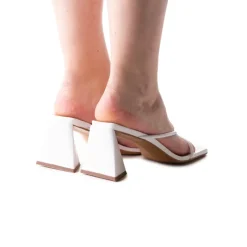 Mid Heels-L'INTERVALLE Ermal White Leather