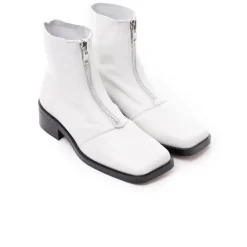 Ankle Boots-L'INTERVALLE Eton White Leather