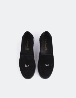 Loafers-L'INTERVALLE Everlane Black Suede